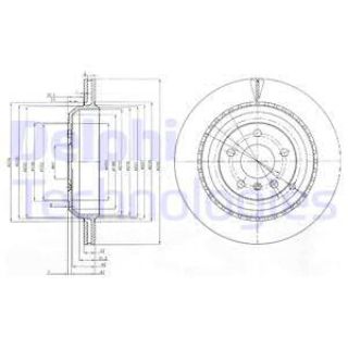 FREN DİSKİ ÇİFTLİ PAKET MERCEDES GL350-GL420-GL450-ML320-ML350-ML420-ML500-R320-R350-R500-R63 05 A1644230612-A1644231112-A1644231312 resmi