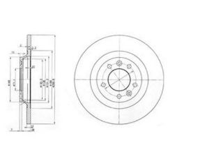 FREN DİSKİ ÇİFTLİ PAKET CITROEN-PEUGEOT-C5-C6-407-508-607-RCZ 06/2004 resmi