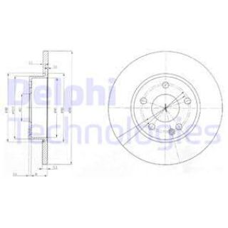 FREN DİSKİ ÇİFTLİ PAKET MERCEDES A150-A160-A200-B150-B160-B180 09/2004 resmi