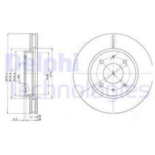 FREN DİSKİ ÇİFTLİ PAKET MİTSUBİSHİ GALANT-LANCER 01/1997 04/2005 resmi
