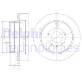 FREN DİSKI ARKA 5D 303MM CAPTIVA ANTARA 06- resmi