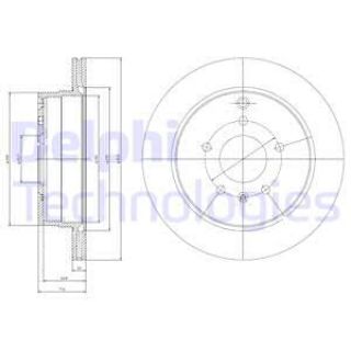 FREN DİSKI ARKA 5D 303MM CAPTIVA ANTARA 06- resmi