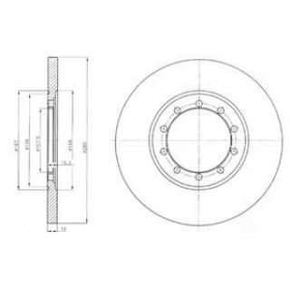 FREN DİSKİ ARKA BM TRANSİT V-347 06- resmi