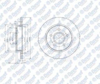 FREN DİSKİ ARKA (265MM)( FORD : FOCUS CMAX 04- ) resmi