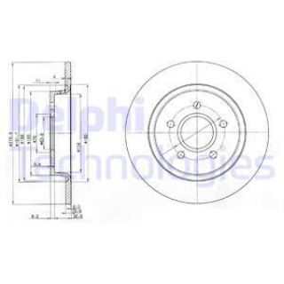 FREN DİSKİ ARKA BM FOCUS/C-MAX 03- resmi