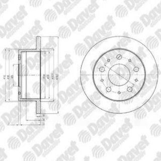FREN DİSKİ ARKA BM DUCATO 06>BOXER 06>JUMPER06 04/2006 > resmi
