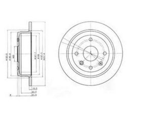 FREN DİSKI ARKA (5D 292MM) QASHQAI 07- JUKE 10- resmi