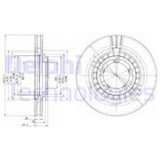 FREN DİSKİ ÇİFTLİ PAKET HYUNDAİ H1 01/2002 05/2008 resmi