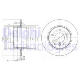 FREN DİSKİ ÇİFTLİ PAKET - BOYALI BMW 116-118 09/2004 09/2011 resmi