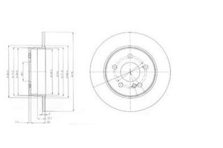 FREN DİSKİ ÇİFTLİ PAKET MERCEDES C180-C200 04/2007 08/2014 resmi