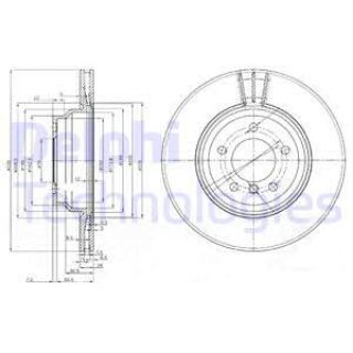 ÖN  FREN DİSKI BMW E90 E81 E82 E88 3.25 3.30 330MM resmi