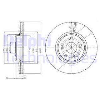 FREN DİSKİ ÇİFTLİ PAKET HONDA ACCORD-CR-V 01/2002 09/2008 resmi