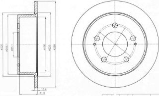 FREN DİSKI ARKA (5D 299MM) ACTİON KİRON REXTON 05- resmi