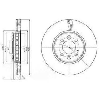 ÖN  FREN DİSKI (ÇİFTLİ PAKET) BOYALI DACİA LODGY 280MM WITHOUT ESP, DOKKER 03 / 12> resmi