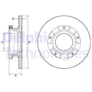 FREN DİSKİ ÇİFTLİ PAKET FORD TOURNEO CUSTOM-TRANSİT-TRANSİT CUSTOM 04/2012 resmi