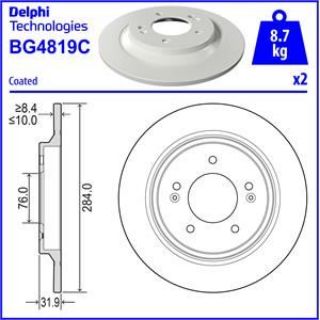 FREN DİSKİ ÇİFTLİ PAKET - BOYALI KİA OPTIMA 09/2015 resmi