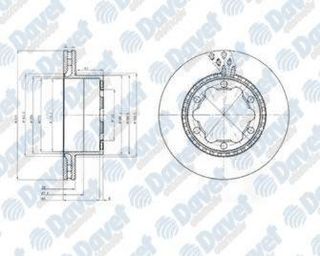 FREN DİSKİ TEKLİ PAKET MERCEDES-VW-SPRINTER-CRAFTER 04/2006 resmi