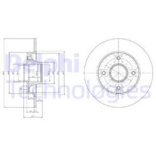 FREN DİSKİ TEKLİ PAKET -BOYALI-RULMANLI PEUGEOT-OPEL-C3-C4-DS3-DS4-DS3-DS4-2008-207-208-307-02 resmi