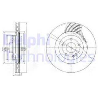 FREN DİSKİ TEKLİ PAKET MERCEDES SL280-SL320-SL500 06/1998 resmi