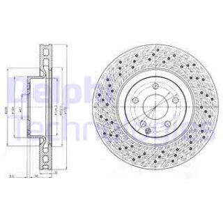 FREN DİSKİ TEKLİ PAKET - BOYALI MERCEDES S320-S350 01/2006 A2214210612-A2214211012 resmi