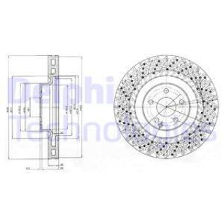 FREN DİSKİ TEKLİ PAKET MERCEDES E55-SL55-SL600 04/2002 resmi