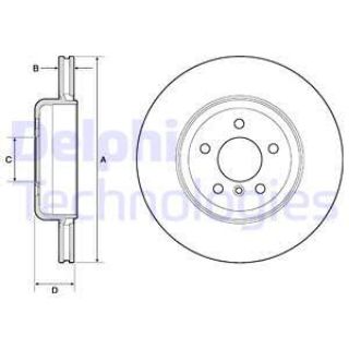 FREN DİSKİ TEKLİ PAKET - BOYALI BMW 520-530-535-550-640-650-730-740 10/2008 resmi