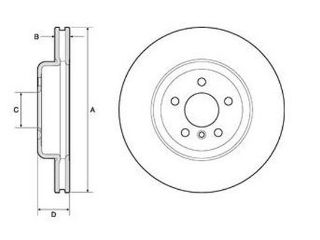 ÖN  FREN DİSKI BMW F06 F10 F11 F12 F13 F18 525 530 resmi