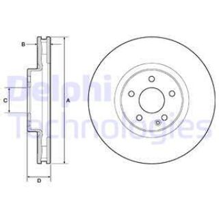 FREN DİSKİ TEKLİ PAKET - BOYALI MERCEDES V200-V220-V250-VITO 01/2014 resmi