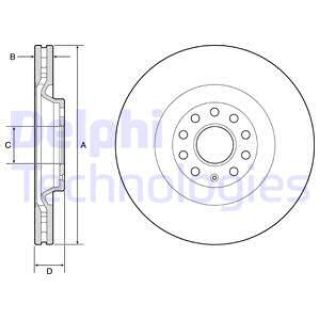 FREN DİSKİ TEKLİ PAKET - BOYALI AUDI-SEAT-TT-LEON 01/2013 resmi