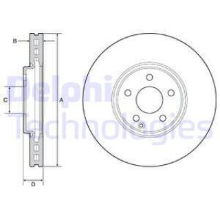FREN DİSKİ TEKLİ PAKET - BOYALI MERCEDES E500 04/2002 04/2009 resmi