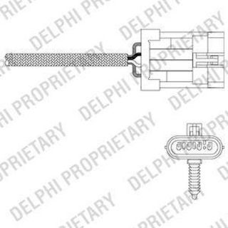 OKSİJEN SENSÖRÜ - DAEWOO MATİS 09/98 05/05 resmi