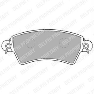 FREN BALATASI ÖN 130MM 206 GTI 97-00 resmi