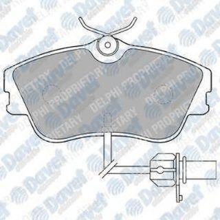 ÖN BALATA FİŞLİ VW TRANSPORTER T4 90-03 CARAVELLA 90-03 resmi