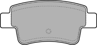 FREN BALATASI ARKA CITROEN C4 GRAND PİCASSO. C4 PİCASSO 06/06 resmi