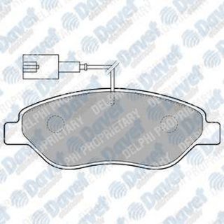 ÖN BALATA EGEA YM- BRAVO 1.4 1.6D 1.9D 2.0D 08 DELTA 1.4 10 1.6D 08 11 BÜYÜK TİP resmi