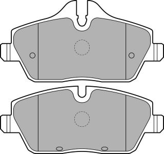 ÖN  FREN BALATASI BMW E87 E81 MİNİ R56 F22 resmi