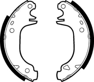 PABUCLU BALATA (180X32MM) 106 SAXO ABS SIZ 91- resmi