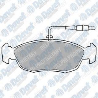 ÖN  FREN BALATASI XSARA II P306 1,6 1,8 1,9 00>> / SAXO P106 1,4I 1,6I 1,5D 1,6 XSI 99>> (HAVA SOGUTMALI ÖN DİSKLİ ARACLAR ICIN) resmi
