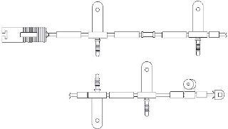 FREN İKAZ KABLOSU ARKA MİNİ COOPER. COOPER S. ONE. ONE D 04/01 10/06 resmi