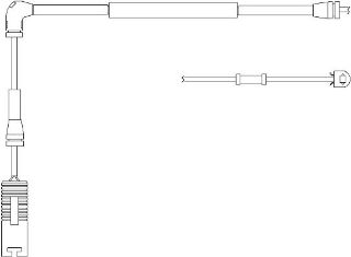FREN İKAZ KABLOSU ÖN LAND ROVER RANGE ROVER / MERCEDES V200. V220. V230. V280. VİTO 95 resmi