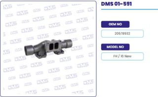 EGZOZ MANIFOLDU ORTA Y.M VOLVO TRUCK FH16 resmi