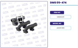 EGZOZ MANIFOLDU KOMPLE TAKIM 3 PARÇA MERCEDES TRUCK OM 906 resmi