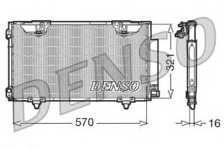 KLIMA RADYATORU-(TOYOTA: AVENSIS 97>02/CORONA 92>97 "AT191" ) resmi