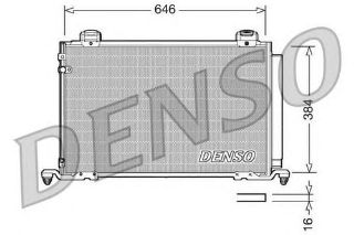 KLIMA RADYATORU-(TOYOTA: AVENSIS 03>08  )  (646×384×16) resmi