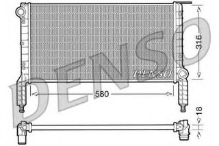 RADYATOR SU KLIMALI ( FIAT: DOBLO 1.2 00-) resmi