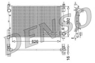 RADYATOR SU ( FIAT: PUNTO EVO 1.3JTD  DOBLO 1.6 08-12) resmi