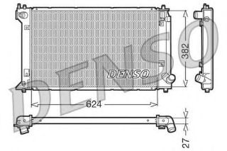 SU RADYATORU-(MAN.)-( TOYOTA: COROLLA 03>07 "1.4 D4D"  ) resmi