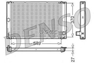 SU RADYATORU-(TOYOTA: COROLLA 08>11 "1.4 D4D"  ) resmi