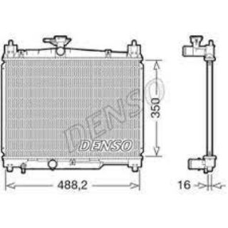 SU RADYATORU BRAZING (TOYOTA: YARIS 1.0 16V 99=> 1.3 16V 02=> (MT) resmi