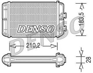 KALORIFER RADYATORU (OPEL: ASTRA G  01-05  ASTRA H 05-14 ) resmi
